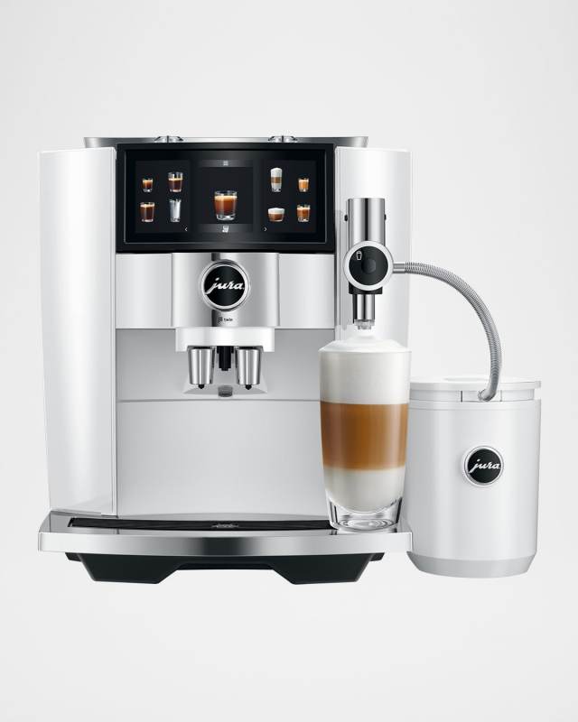 J8 Twin Automatic Coffee Machine, Diamond White